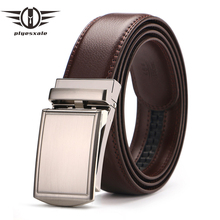 Plyesxale Men Belts Genuine Leather Luxury Ratchet Dress Belt For Men High Quality Black Coffee Formal Belts Dropshipping G83 2024 - buy cheap