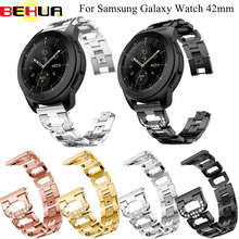 20 мм сменный ремешок для Samsung galaxy Watch Active/galaxy Watch 42 мм/Gear S2 браслет с кристаллами для женщин браслет аксессуары 2024 - купить недорого