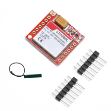 Mini módulo sim800l gprs gsm para arduino, placa sem fio quad-band ttl com antena para módulo micro sim 2024 - compre barato