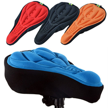 Silicone Cycling Bicycle Bike Saddle Breathable Gel Cushion Soft Pad Seat Cover 8P3S 2024 - buy cheap