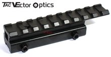 Vector Optics Dovetail to Weaver Picatinny Rail Offset Adapter Riser Mount Through Scope accessories, Scope mounts & Accessories 2024 - buy cheap