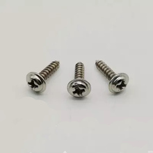 30pcs M3 Nickel plating Round head Phillips screw pad Self-tapping screws Big heads tapping bolt 6mm-20mm Length 2024 - buy cheap