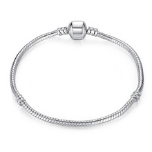 Pulsera de cadena de serpiente chapada en plata, joyería popular, hebilla magnética de alta calidad, estilo simple, venta al por mayor de fábrica 2024 - compra barato