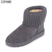 Botas de neve de Inverno as sapatilhas das mulheres botas de neve moda Feminina Casuais Sapatos Baixos Mulher girlw bota Ankle Boots Calçados frete grátis 2024 - compre barato