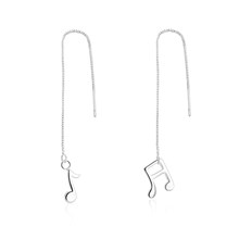 Pendientes colgantes chapados en plata para mujer, joyería de moda, regalo de Navidad, diseño hipérbola hecho a mano, moda 2024 - compra barato