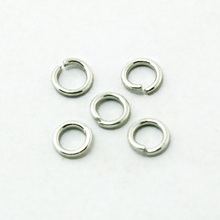 Approx 10000pcs/lot Open Jump Rings Rhodium Plated 0.7*4MM Metal Jewelry Findings 2024 - buy cheap