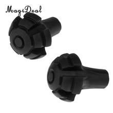 2Pcs Anti-Slip Walking Stick Rubber Tips Protectors Replacement for Outdoor Trekking Hiking Pole Accesories eldely Cane Crutch 2024 - buy cheap
