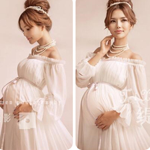 New Maternity Photography Props  Dress Pregnancy  Pregnant  Clothes Hamile Elbise  Maternity Clothes 2024 - buy cheap