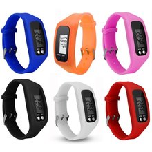 Цифровой ЖК-браслет с шагомером, счетчик шагов, дальность, спортивные наручные часы для женщин, мужчин, одежда 2020, детские подарки 2024 - купить недорого
