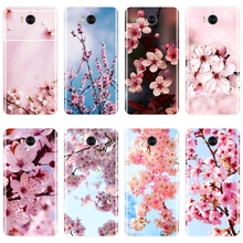 Funda del teléfono para Huawei Y3 Y5 Y6 II Y7 Pro de silicona suave rosa Sakura flores de la contraportada para Huawei Y5 y6 Y7 primer 2017 de 2018 Y9 2019 2024 - compra barato