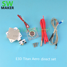 Titan Aero Upgrade V6 PT100 direct extruder kit Titan radiator heatsink 1.75mm/3mm for Prusa 3D printer parts 2024 - buy cheap