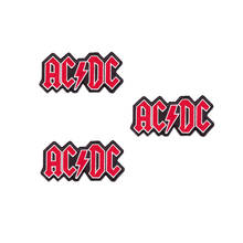 New words AC&DC Logo Hard Metal Rock Music Band Sew Iron On Embroidered Patch Y DIY clothes bag shoes and cap decoration 2024 - buy cheap