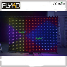 Free shipping aliexpress holiday light full color LED display curtain led video curtain 2024 - buy cheap