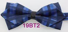 2016 YIBEI Coachella Ties Royal Blue Navy Bowtie Diamond Leather Picker Plaids Bow Ties Adjustable Adults Butterfly Pre-Tied 2024 - buy cheap