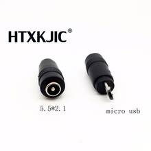 5,5*2,1 к Micro USB Jack Micro 5Pin DC зарядное устройство адаптер конвертер разъем для ноутбука/планшета/мобильного телефона 2024 - купить недорого