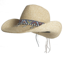 2019 Mulheres Oco Chapéu de Vaqueiro Ocidental Senhora Palha Verão Bohemian Tassel Fascinator Sombrero Hombre Praia Jazz Chapéu Cowgirl 2024 - compre barato