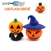 USB stick cartoon Pumpkin monster usb flash drive 4GB 8GB 16GB 32GB 64GB pendrive memory stick Halloween gift pen drive cle usb 2024 - buy cheap