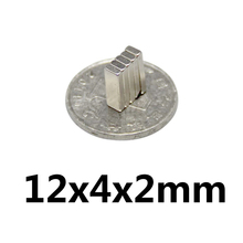 * U-JOVAN Hot Sale 30pcs Super Strong Cuboid Block Neodymium Magnet Rare Earth N35 12 x 4 x 2 mm 2024 - buy cheap