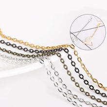 5m/lot Metal Iron Rolo Link Chains Bulk Ball Bead Chain Gold Rhodium Color Necklace Chain Bracelet Findings For Jewelry Making 2024 - buy cheap