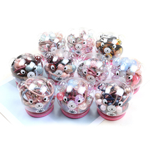 10~20pcs/Pack-Children Colorful Jellied Rubber Band Animal Hair Tied Rope Box Combination Set Little Girls Hair Accessories 2024 - buy cheap