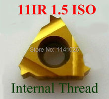 11IR 1.5 ISO Carbide Threading Inserts  Internal Threading Insert Indexable Lathe Inserts for Threaded Cutter Lathe Tool 2024 - buy cheap