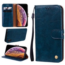 Luxury Leather Case For iPhone Xs Xr X Max Wallet Card Slot Holder Stand Book Cover Case For iPhone 8 7 6 6s Plus Coque 2024 - compre barato