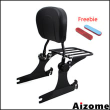 Motorcycle Detachable Backrest Sissy Bar Luggage Rack For Harley Dyna Fat Bob Wide Glide CVO FXDFSE FXDWG 2010-Up 2017 2018 2024 - buy cheap