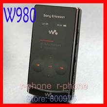 Оригинальный мобильный телефон Sony Ericsson W980i, Bluetooth, 3,15 МП, разблокированный, 3G, W980, сотовый телефон, Арабская и русская клавиатуры 2024 - купить недорого