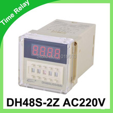 Digital time relay 220v timer relay 0.1s~9.9s DH48s-2Z 2024 - buy cheap