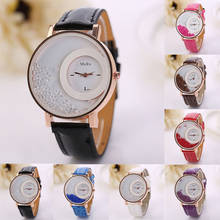 Style Quartz Women Top Brand  Fashion Woman Leather Quicksand Rhinestone Quartz Bracelet Wristwatch Watch 2024 - buy cheap