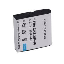 Digital battery 1500mAh NP-40 NP 40 NP40 Li-ion Battery For  EX-FC100 EX-P505 EX-Z100 EXILIM EX-Z1050 EX-P600/P700 EX-Z57 2024 - buy cheap
