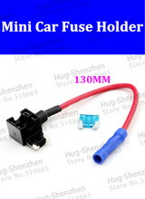 High quality 50pcs 130mm 16AWG  mini car fuse holder for Carcorder with fuse 2024 - buy cheap