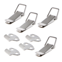 4Pcs Hardware Cabinet Boxes Spring Loaded Latch Catch Toggle Iron Hasp For Sliding Door Simple Window Cabinet -W312 2024 - buy cheap