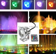 Lowest price! 10W 12V LED Underwater Light Waterproof IP68 RGB Landscape Pool Lamp 16 Colors Change With IR Remote Free Shipping 2024 - buy cheap
