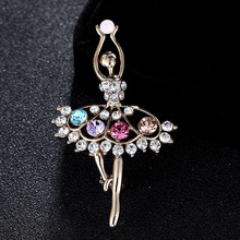 Broche de diamantes de imitación para mujer, pasadores bonitos de marca, accesorios de boda, broches femeninos de moda 2024 - compra barato