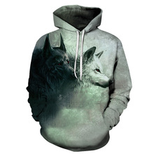 Wolf Printed Hoodies Men Unisex 3D Hoodies Tracksuits Boy Jackets Quality Pullover Sweatshirts 2024 - buy cheap