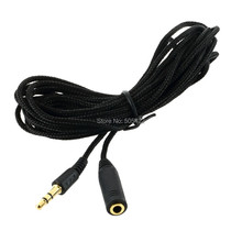5M 17ft 3.5mm jack Female to Male Earphone Headphone Stereo Audio Extension Cable Cord for computer speaker phone 2024 - buy cheap