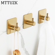 Mttuzk clássico aço inoxidável 304 gancho para casaco, toalha gancho para pendurar na parede acessórios para banheiro 2024 - compre barato