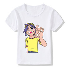 Gorillaz Print Funny Children T shirt Summer Fashion Tops Baby Boys/Girls T shirt Hipster Cool Kids Casual Clothes,ooo930 2024 - buy cheap