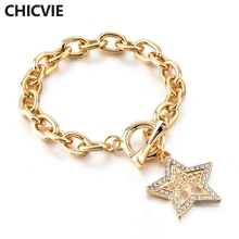 Chicvie pulseiras e braceletes da moda, pulseiras charmosas da árvore da vida, em cores douradas e estrela, sbr180155 155 155 les, 2020 2024 - compre barato