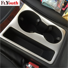 New Car Interior Stainless Steel Water Cup Holder Panel Decoration Trim For Audi A4 B8 2009-2015 A5 Car Styling Accessories 2024 - buy cheap