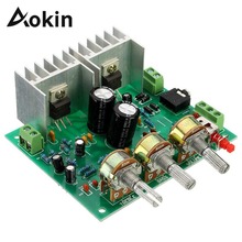 Aokin 2 канала 2,0 15 Вт + 15 Вт TDA2030A Hi-Fi стерео усилитель AMP плата DIY Kit электронный модуль платы блока программного управления 2024 - купить недорого