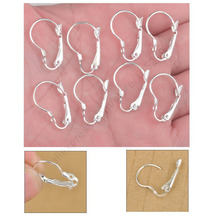Design Jewelry Findings Silver French Leverback Ear Wire Hook Claps For Design Beadings Jewellery Component Fashion Accessories 2024 - buy cheap