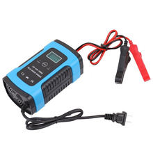 Full Automatic Car Battery Charger 110V To 220V 12V 6A LCD Smart Fast Car Motorcycle Lead-Acid Battery Charge Auto Accessories 2024 - buy cheap