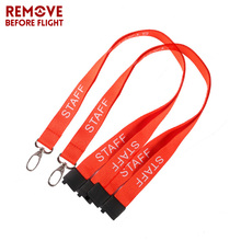 3 PCS/LOT Fashion Staff Lanyards for Neck Strap For Card Badge Gym Staff Chain Lanyard Hang Rope Keychain Red Lanyard Wholesale 2024 - buy cheap