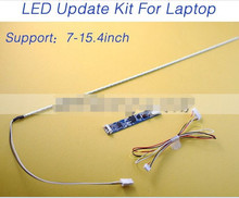 LCD Laptop Dimable LED Backlight Lamps Adjustable Light Update Kit Strip+Board 9-25V Input Free Shipping 2024 - buy cheap