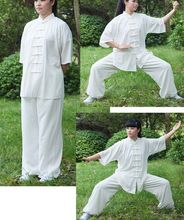 Unisex Summer short sleeve tai chi taijiquan suits wushu clothing kung fu suit outfits martial arts uniforms 2024 - buy cheap