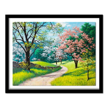 DIY 5D Diamond Painting Landscape Picture of Rhinestones Handmade Full Diamond Embroidery Cross Stitch  4 Seasons Scenery 2024 - buy cheap