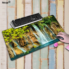 Mairuige waterfall Beauty Speed Version Large Gaming Mouse Pad Lockedge Mouse Mat For Laptop Computer Desk Pad Keyboard Mat 2024 - buy cheap