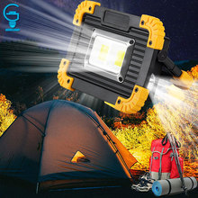 Foco portátil LED recargable por USB, 5V, linterna de luz LED de trabajo para caza al aire libre, Camping 2024 - compra barato